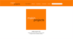Desktop Screenshot of makinprojects.co.uk